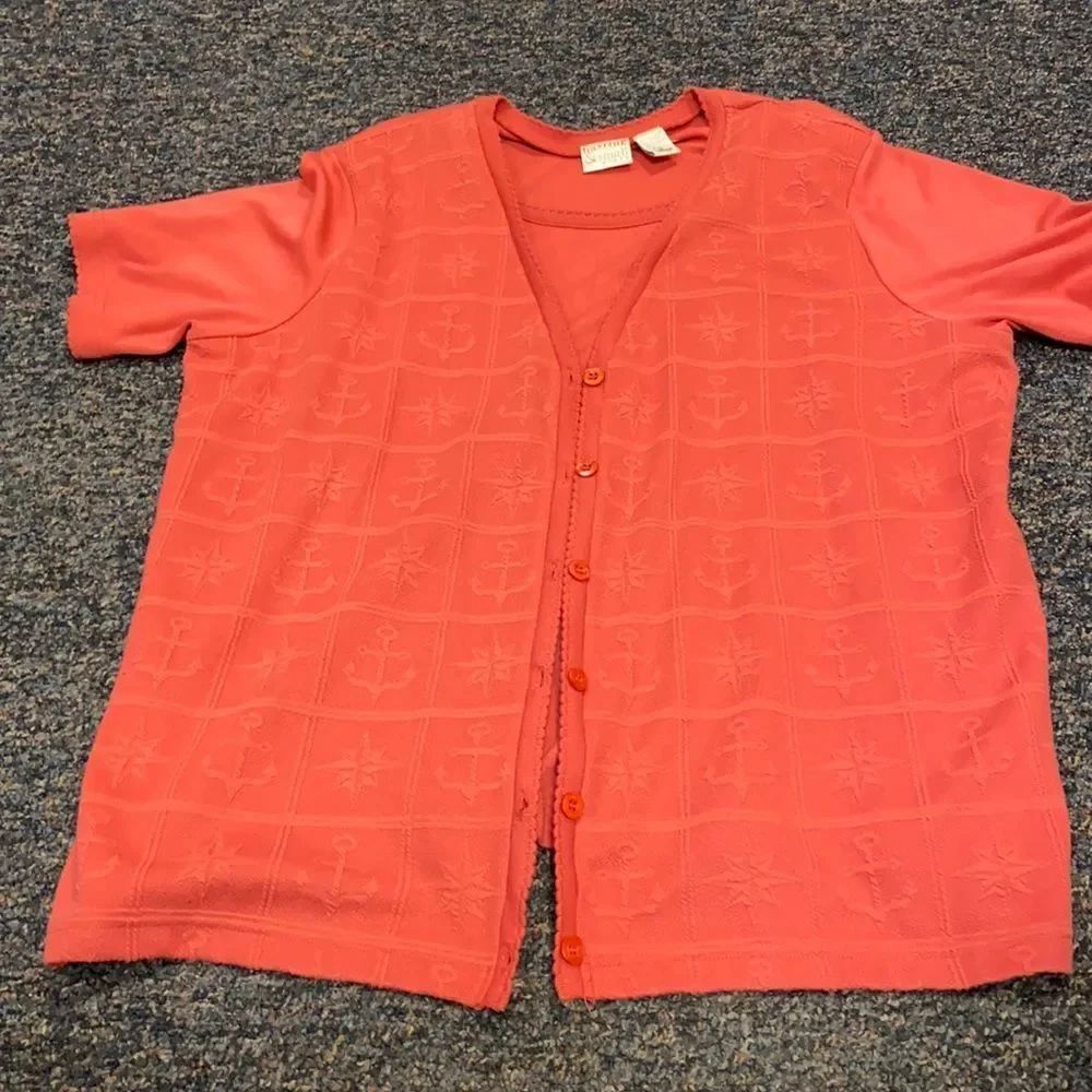 Hasting & Smith anchor cardigan sz. 2X